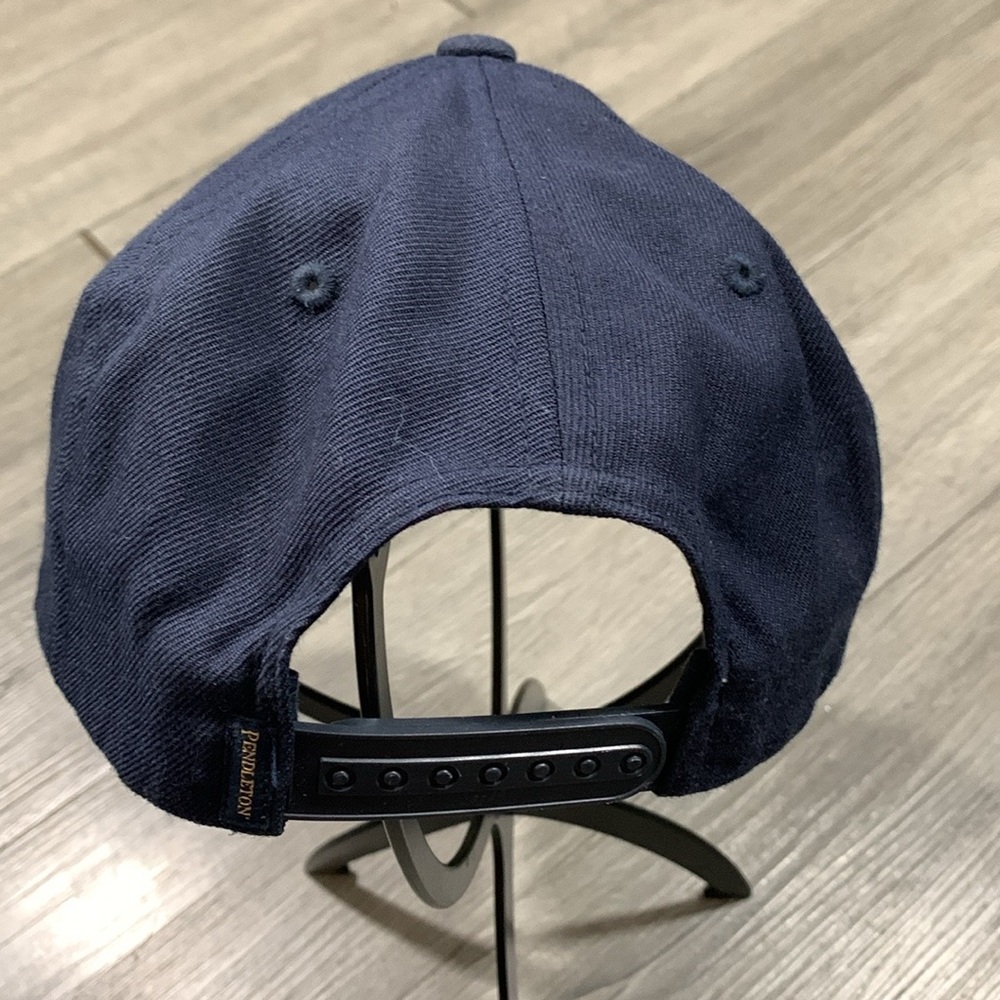 Pendleton Classic Patch Trucker Hat Navy Blue Gold - image 5